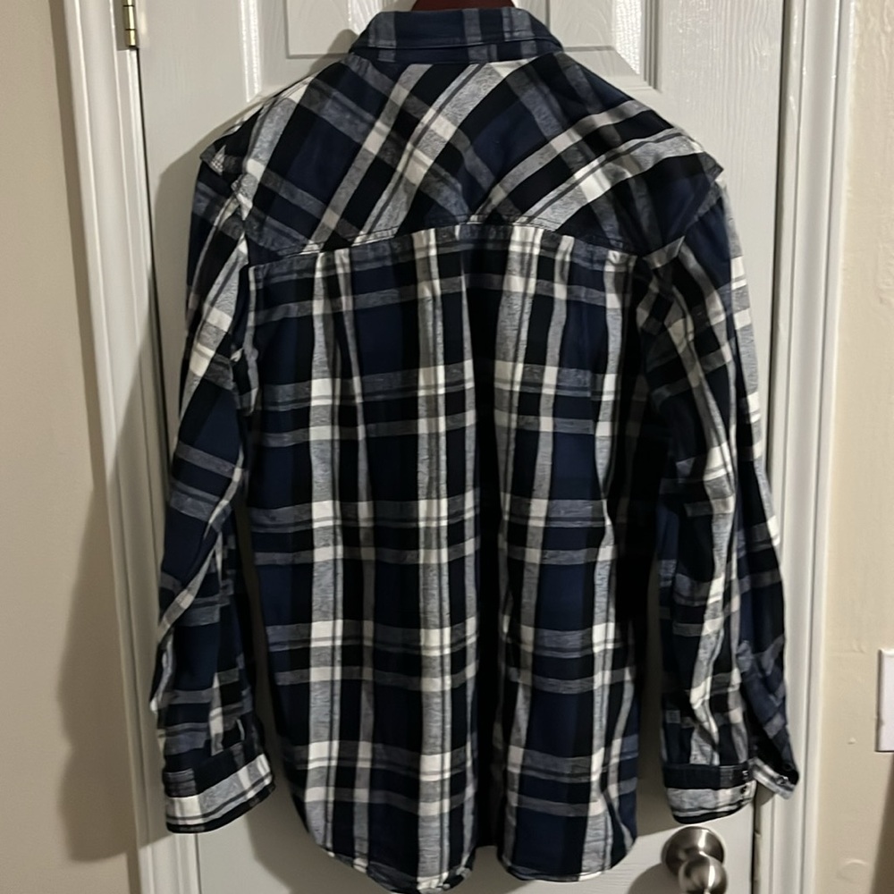 Men's Navy Plaid Jacket